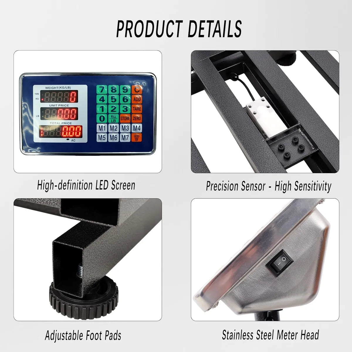 Balanza industrial con capacidad 300 KG