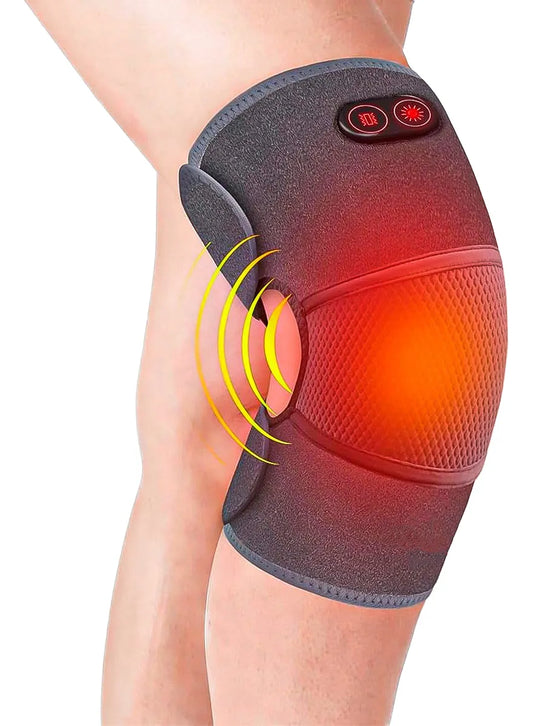 🦵Rodillera Calentadora Masajeador de Carga USB – Alivio Inteligente para Dolor y Lesiones