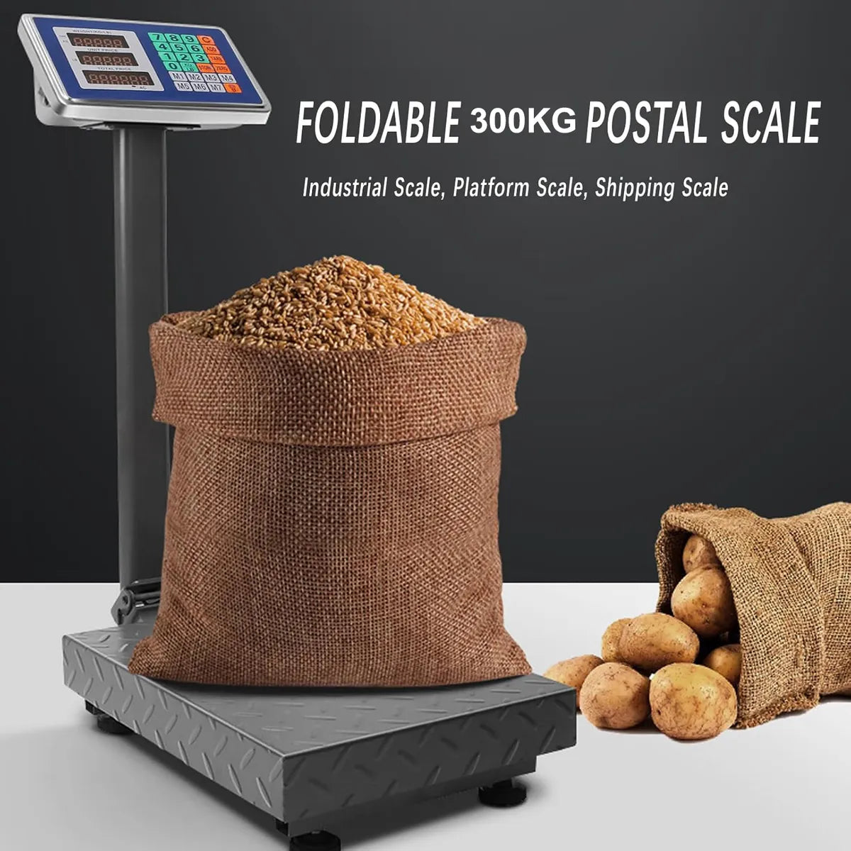 Balanza industrial con capacidad 300 KG